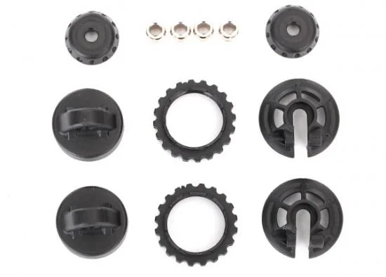 Traxxas Caps spring retainers GTR Shock (upper cap (2)/ hollow balls (4)/ bottom cap (2)/ upper retainer (2)/ lower retainer (2) — image 2 of 2