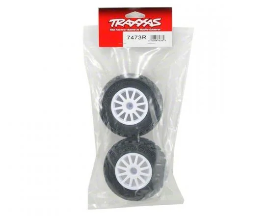 Traxxas Tires wheels assembled glued (White wheels BFGoodrich Rally gravel pattern S1 compound tires foam inserts) (2) — image 3 of 3