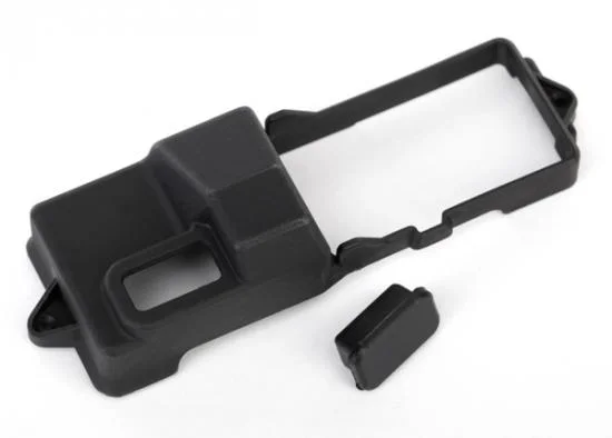Traxxas Box receiver/ ESC mount/ rubber plug/ adhesive foam tape (2) &mdash; image 2 of 3