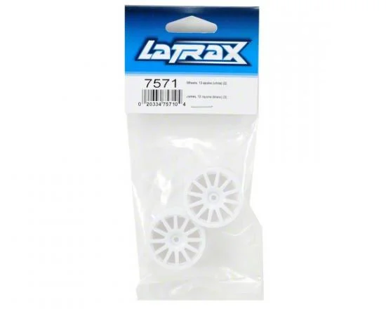 Traxxas Wheels 12-spoke (white) (2) &mdash; image 3 of 3