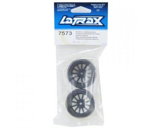 Traxxas 12-Sp Chrm Wheels - Slick Tires &mdash; image 3 of 3