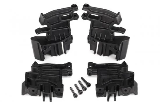 Traxxas X-MAXX Battery hold-down mounts left (2)/ right (2)/ 3x18mm CS (4) — image 2 of 2