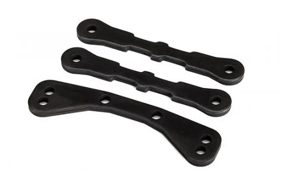 Traxxas X-MAXX Bulkhead tie bar upper (1)/ lower (2) (steel) &mdash; image 2 of 2