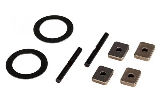 Traxxas X-MAXX Spider gear shaft (2)/ spacers (4)/ 16x23.5x.5mm TW (2) &mdash; image 2 of 2