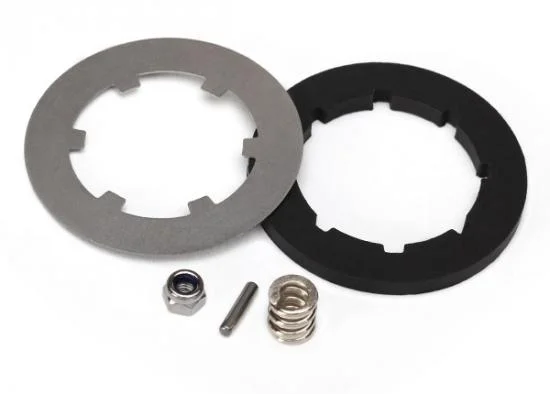 Traxxas X-MAXX Rebuild kit slipper clutch (steel disc/friction insert (1)/spring (1)/2.5x12mm pin/4.0mm NL(1) — image 2 of 2