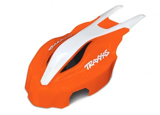 Traxxas Canopy Front Orange/White Aton — image 2 of 2