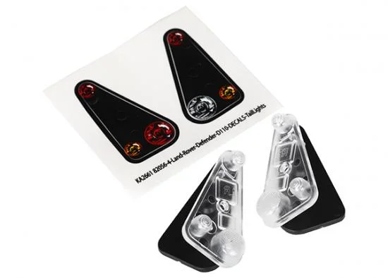 Traxxas Tail light housing (2)/ lens (2)/ decals (left right) — image 2 of 2