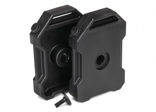Traxxas Fuel canisters (black) (2)/ 3x8 FCS (1) — image 2 of 2