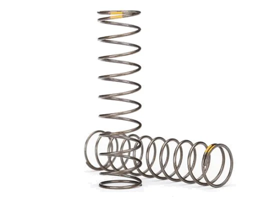 Traxxas Springs Shock (natural finish) (GTS) (0.22 rate yellow stripe) (2) — image 2 of 2