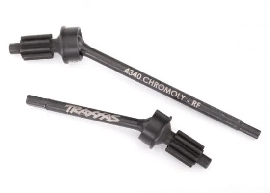 Traxxas Axle shaft front heavy duty (left right)/ portal drive input gear (machined) (2) (assembled) — image 2 of 2