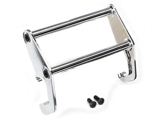 Traxxas Push bar bumper (chrome) (fits 8069 bumper) — image 2 of 2