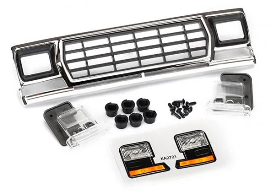 Traxxas Grill Ford Bronco/ grill retainers (3)/ headlight housing (2)/ lens (2) (fits 8010 body) — image 2 of 2