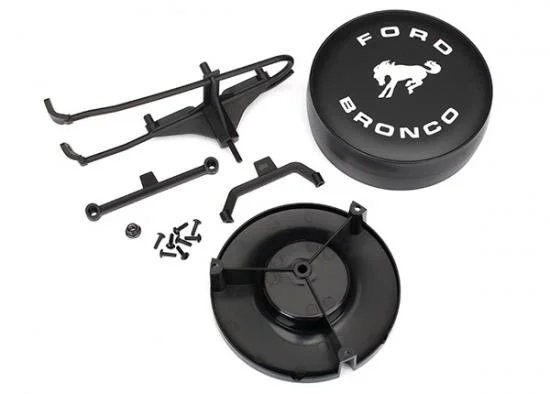 Traxxas Spare tire mount/ mounting bracket/ spare tire cover/ mounting hardware &mdash; image 2 of 2