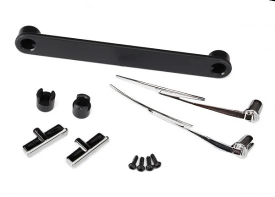 Traxxas Door handles left right/ windshield wipers left right/ retainers (3)/ 1.6x5 BCS (self-tapping) (4) &mdash; image 2 of 2