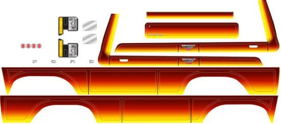 Traxxas Decal sheet Bronco sunset — image 2 of 2