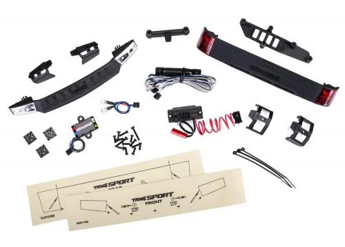 Traxxas LED light set complete with power supply (contains headlights tail lights distribution block) (fits 8111 body) — image 2 of 11