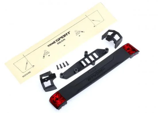 Traxxas Tailgate panel/ tailgate retainers (2)/ tailgate mount/ tail light lens (2) (left right)/ 2.5x8 BCS (4) (fits 8111 body) — image 2 of 2