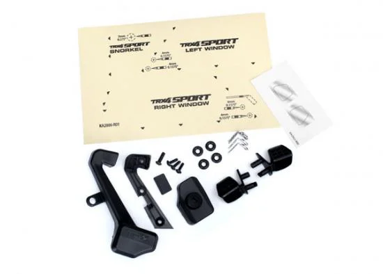 Traxxas Mirrors side (left right)/ snorkel/ mounting hardware — image 2 of 2