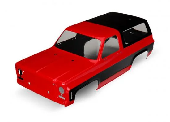 Traxxas Body Chevrolet Blazer (1979) (red) (requires grille side mirrors door handles windshield wipers decals) &mdash; image 2 of 2