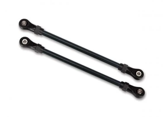 Traxxas Suspension links front lower (2) (5x104mm steel) (assembled with hollow balls) (for use with 8140 TRX-4 Long Arm Lift Kit) &mdash; image 2 of 2