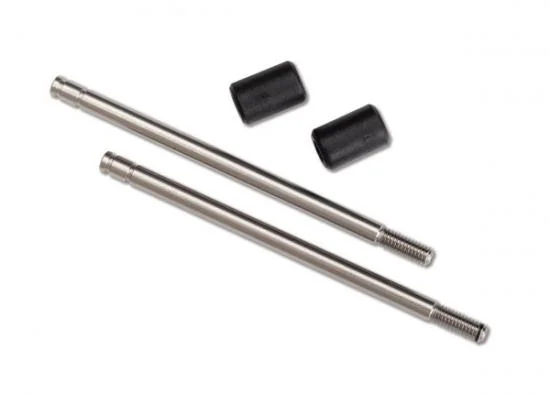 Traxxas Shock shaft 3x57mm (GTS) (2) (includes bump stops) (for use with TRX-4 Long Arm Lift Kit) — image 2 of 2