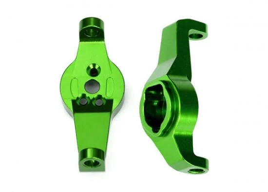 Traxxas Caster blocks 6061-T6 Aluminium (green-anodized) left and right &mdash; image 2 of 2