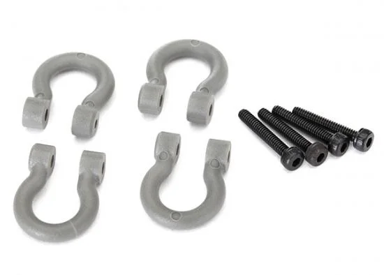 Traxxas Bumper D-Rings grey (front or rear)/ 2.0x12 CS (4) &mdash; image 2 of 2