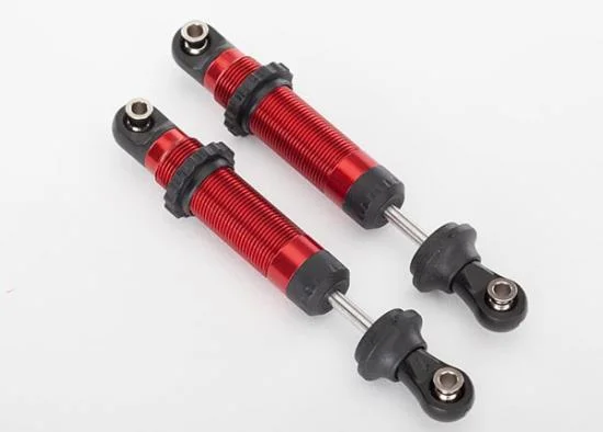 Traxxas Shocks GTS Aluminium (red-anodized) (assembled with spring retainers) (2) &mdash; image 2 of 2