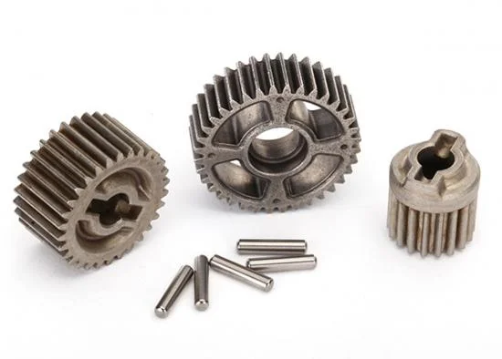 Traxxas Gear set transmission metal (includes 18T 30T input gears 36T output gear 2x10.3 pins (5) — image 2 of 2