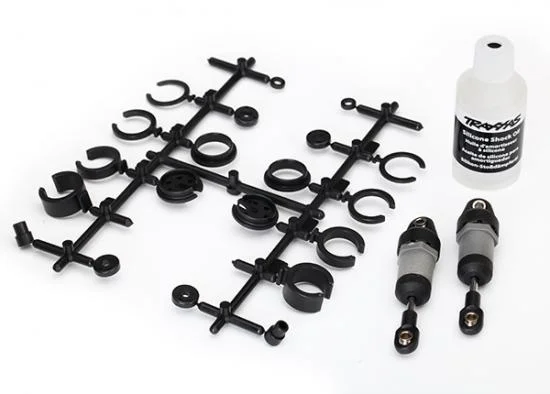 Traxxas Ultra Shocks (grey) (short) (includes spring pre-load spacers) (2) — image 2 of 2