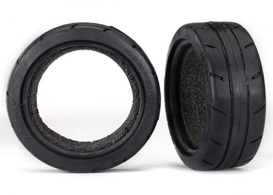 Traxxas Tires Response 1.9 Touring (front) (2)/ foam inserts (2) &mdash; image 2 of 2