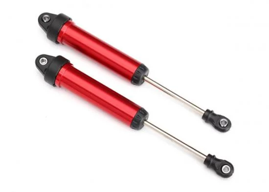 Traxxas Shocks GTR 134mm Aluminium (red-anodized) (fully assembled w/o springs) (front no threads) (2) — image 2 of 2