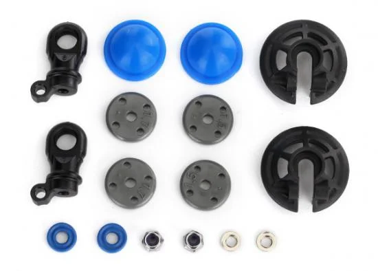 Traxxas Rebuild kit GTR Shocks (x-rings bladders pistons piston nuts Shock rod ends) (renews 2 Shocks) — image 2 of 2