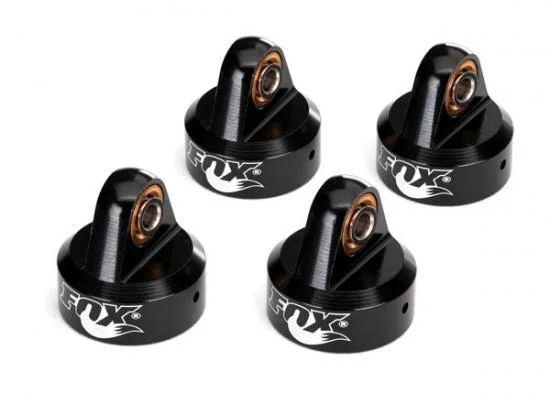 Traxxas Shock caps Aluminium (black-anodized) Fox Shocks (4) &mdash; image 2 of 5