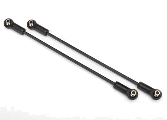 Traxxas Suspension link rear (upper) (steel) (4x206mm center to center) (2) (assembled with hollow balls) — image 2 of 2