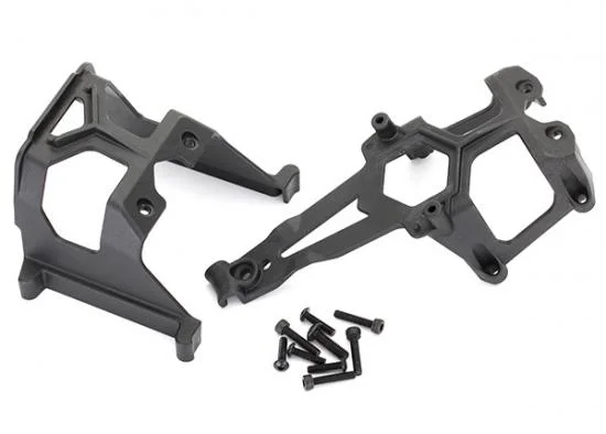 Traxxas Chassis supports front rear/ 3x12mm BCS (4)/ 3x15mm CS (4)/ 4x14mm BCS (1) &mdash; image 2 of 2