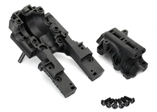 Traxxas Bulkhead front (upper and lower)/ 4x12mm BCS (6) (requires 8622 chassis) — image 2 of 2