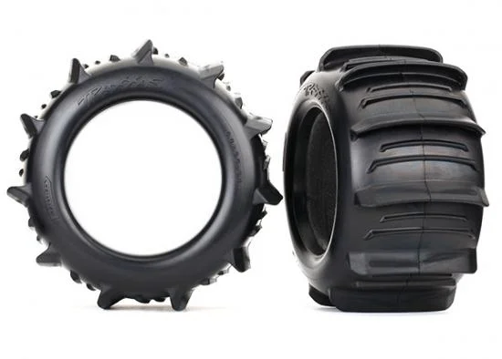 Traxxas Tires paddle 3.8 (2)/ foam inserts (2) — image 2 of 2