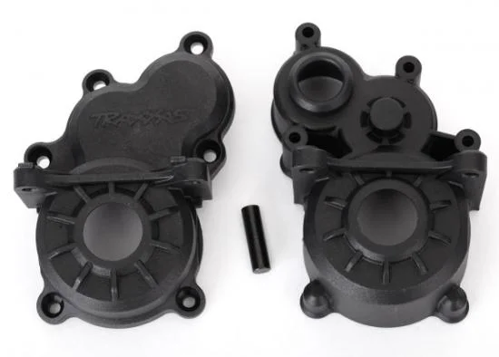 Traxxas Gearbox halves (front rear)/ idler gear shaft &mdash; image 2 of 2