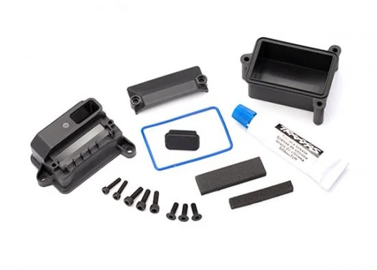 Traxxas Box receiver (sealed)/ wire cover/ foam pads/ silicone grease/ 2.5x10 CS (2)/ 3x15 CCS (3) — image 2 of 2