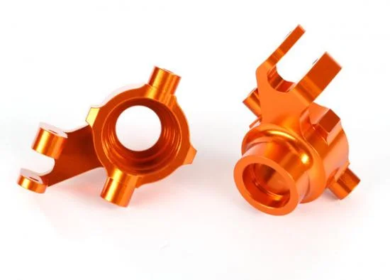 Traxxas Steering blocks 6061-T6 Aluminium (orange-anodized) left right — image 2 of 2
