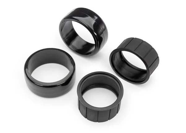 Traxxas Tyres, 1.9 Drift (2 dots, soft, smooth surfaces) (rear) (2)/ rubber inserts (2) — image 2 of 2