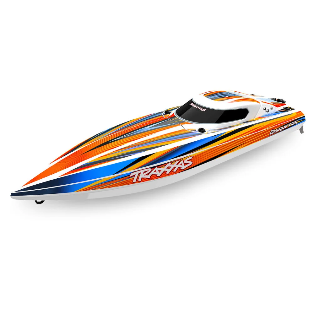 Traxxas Disruptor 4S Race Boat - Orange