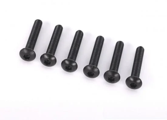 Traxxas Screws, 4x24mm button-head machine (hex drive) (6) &mdash; image 2 of 2