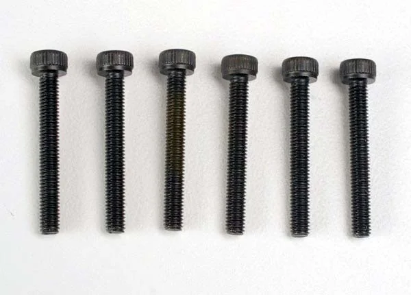 Traxxas Header screws 3x23mm cap hex screws (6) — image 3 of 3