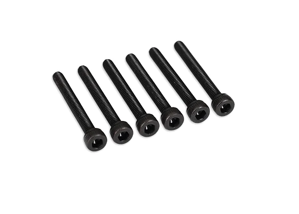 Traxxas Screws, 3x25mm cap-head machine (hex drive) (6) — image 2 of 2