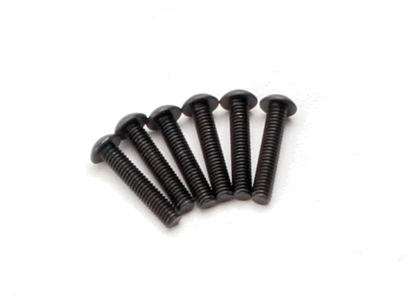 Traxxas Screws 4x20mm button-head machine (hex drive) (6) &mdash; image 4 of 4