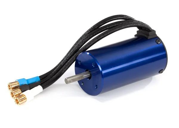 Traxxas Motor, Velineon 540XL, 2400Kv 70mm, brushless (assembled with 12-gauge wire and gold-plated bullet connectors) (for MAXX) &mdash; image 2 of 2