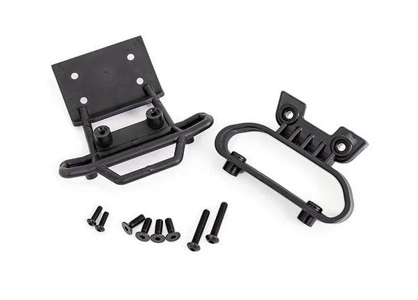 Traxxas Bumper, front/ bumper mount/ 4x12 CCS (4)/ 4x22 BCS (2)/ 3x10 BCS (2) (fits 2WD Bigfoot No 1) (for LED light kit installation) — image 2 of 2