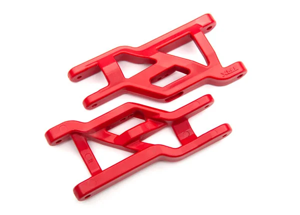 Traxxas Suspension arms, front (red) (2) (heavy duty, cold weather material) — image 2 of 2